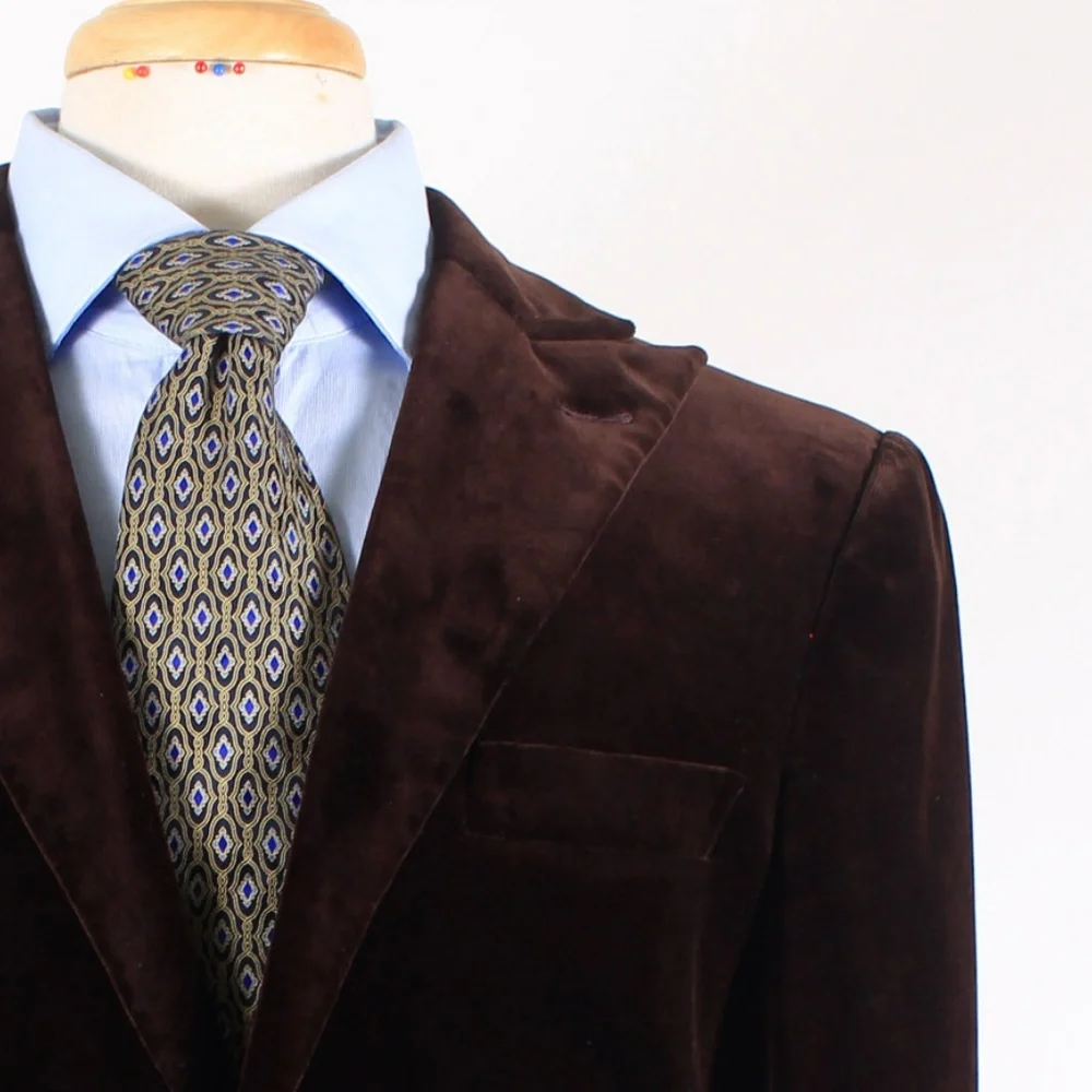 Whitcomb & Shaftesbury 40S Brown Sport Coat Y789_2